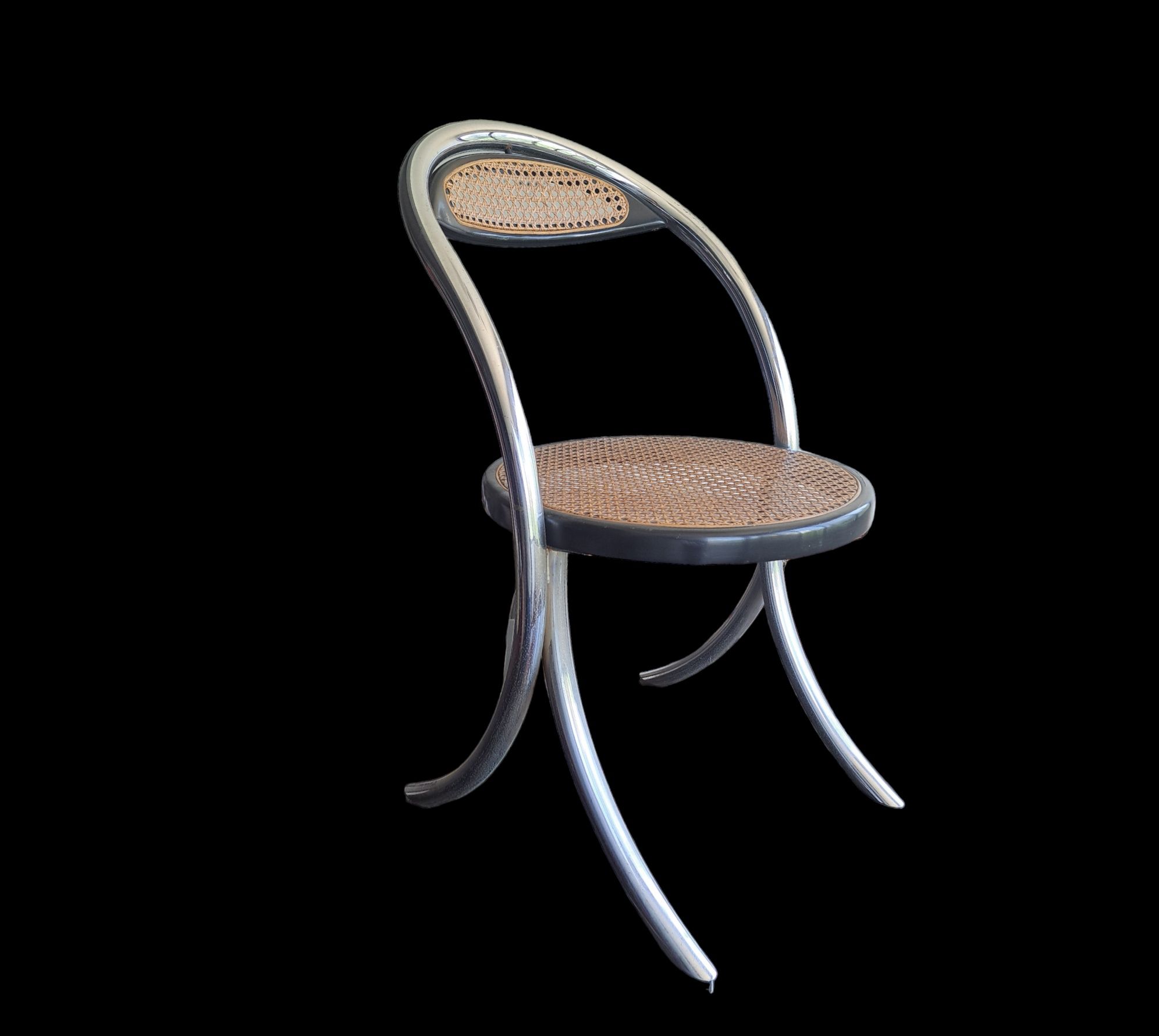 Conjunto mesa e 6 cadeiras no estilo Giotto Stolon, 1970