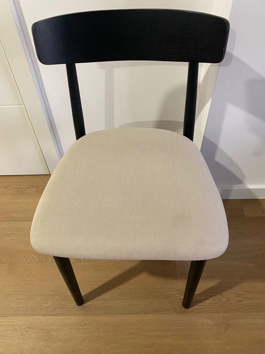 Cadeiras sala pretas