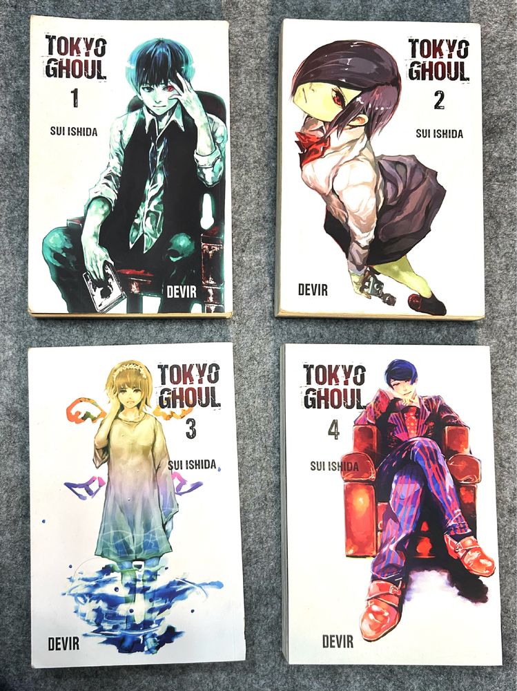 Tokyo Ghoul: Volumes 1, 2, 3, 4, 5, 7  (DEVIR) - portes incluídos