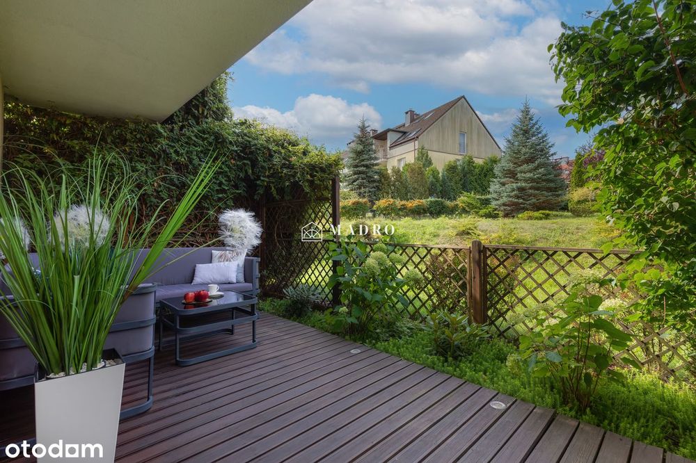 Parter z tarasem i ogródkiem | 2 pokoje | Cicha okolica