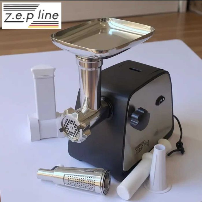 ХИТ! Электро мясорубка с соковыжималкой и шинковкой Zepline ZP-203