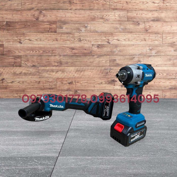 Акумуляторний Набір Makita 2/1 Гайковерт DTW650 + Болгарка DGA504 36V