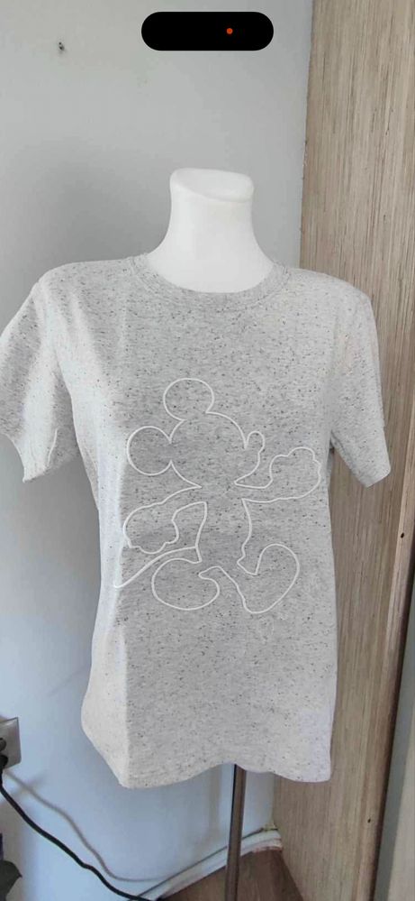 T-shirt szary melanż O’La Voga,, uniwersalny