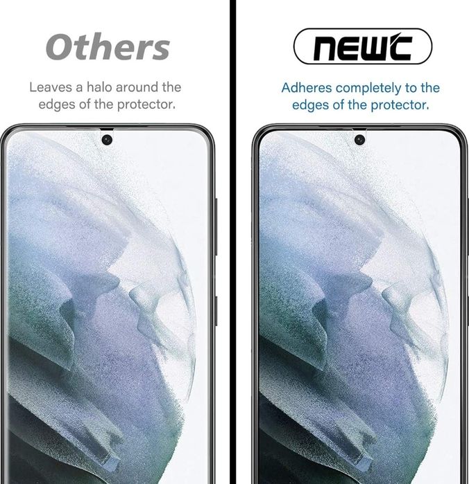 NEW'C 2 sztuki Szkło dla Samsung Galaxy S21 Plus / S21+ 5G