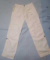 Белые льняные брюки Zara, размер 46 укр 40 европ. б.у. 1 раз