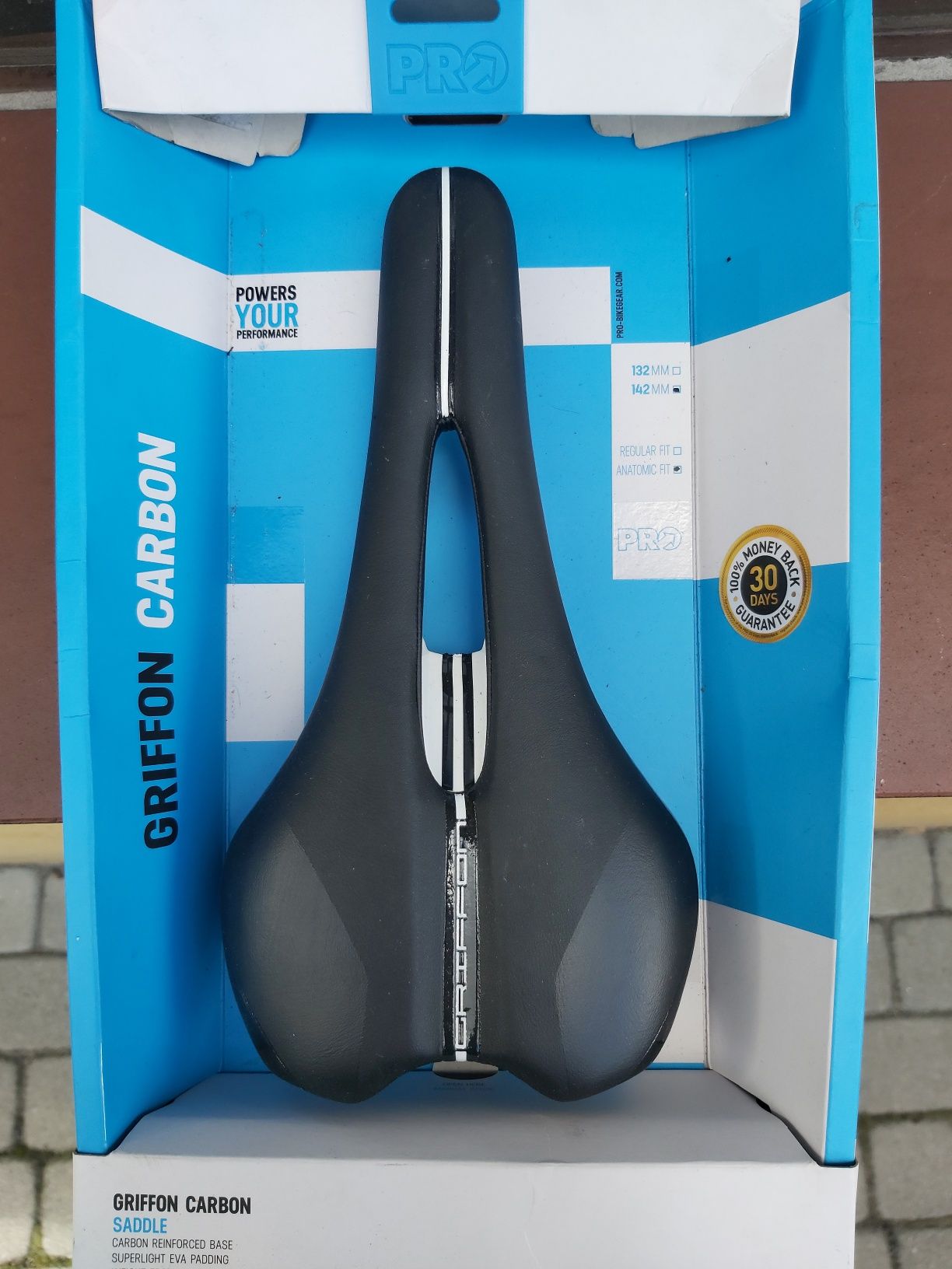 Griffon Carbon PRO Siodelko 132 mm anatomic fit