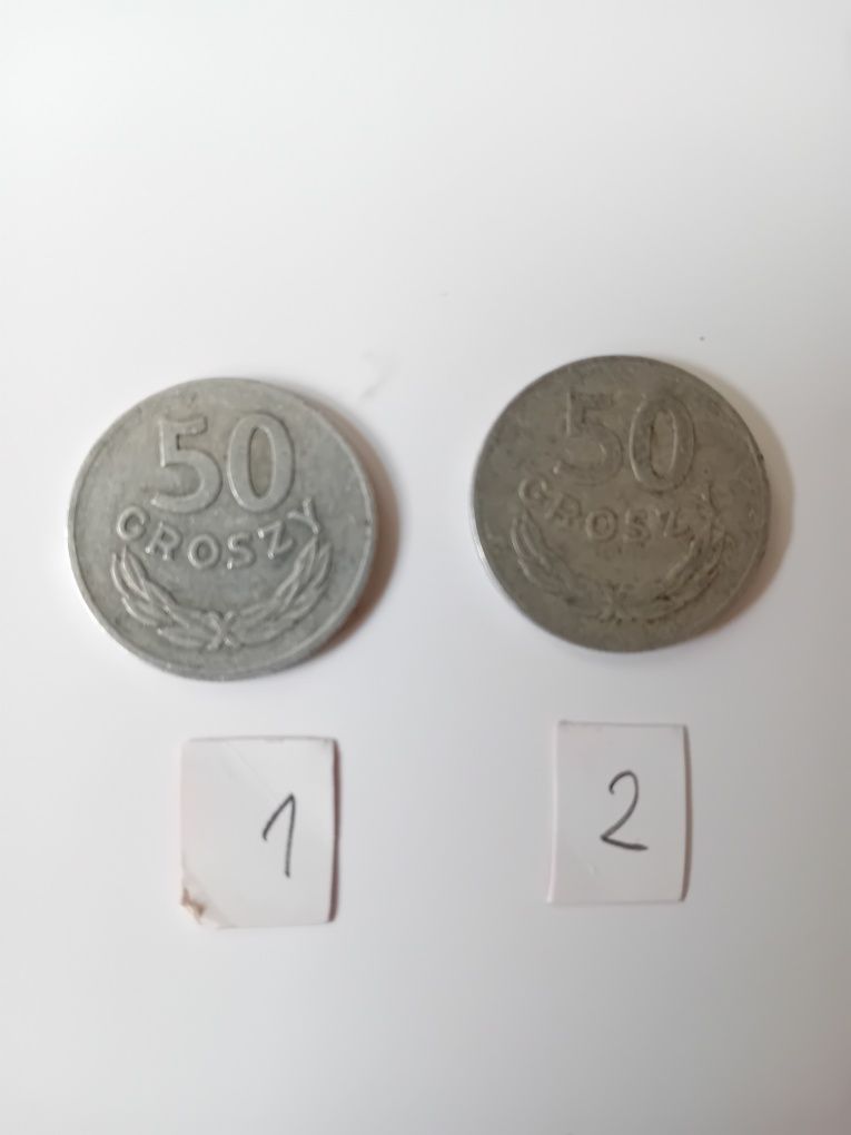Monety 50gr z 1973/1974