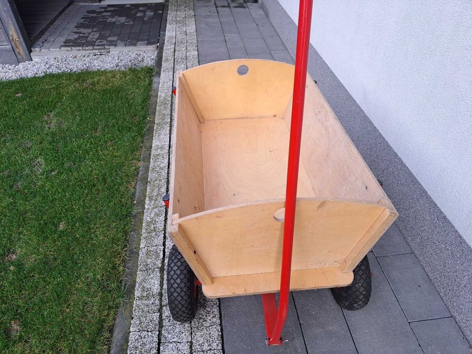 Wózek transportowy pompowane koła dla dzieci