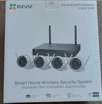 Ezviz 4 full hd wifi cameras + wi-fi nvr smart home