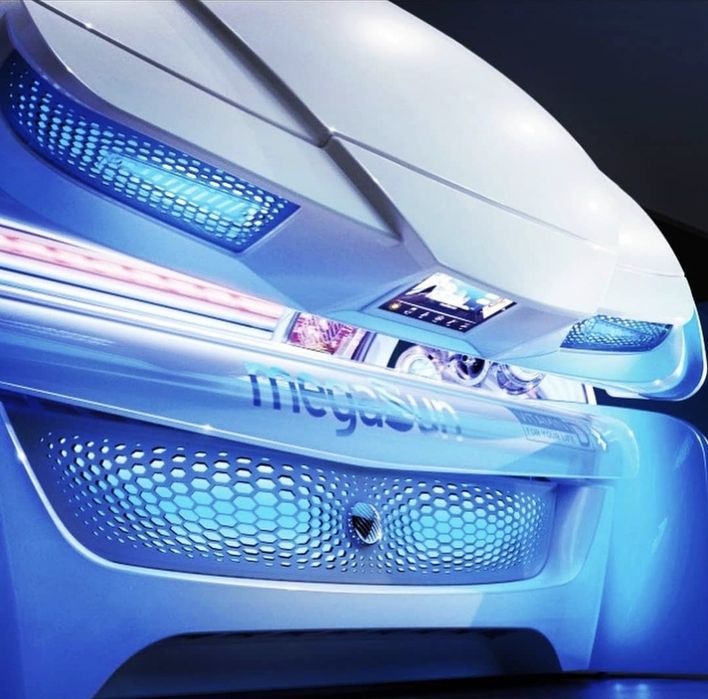 Горизонтальный солярий MegaSun 7000 alpha