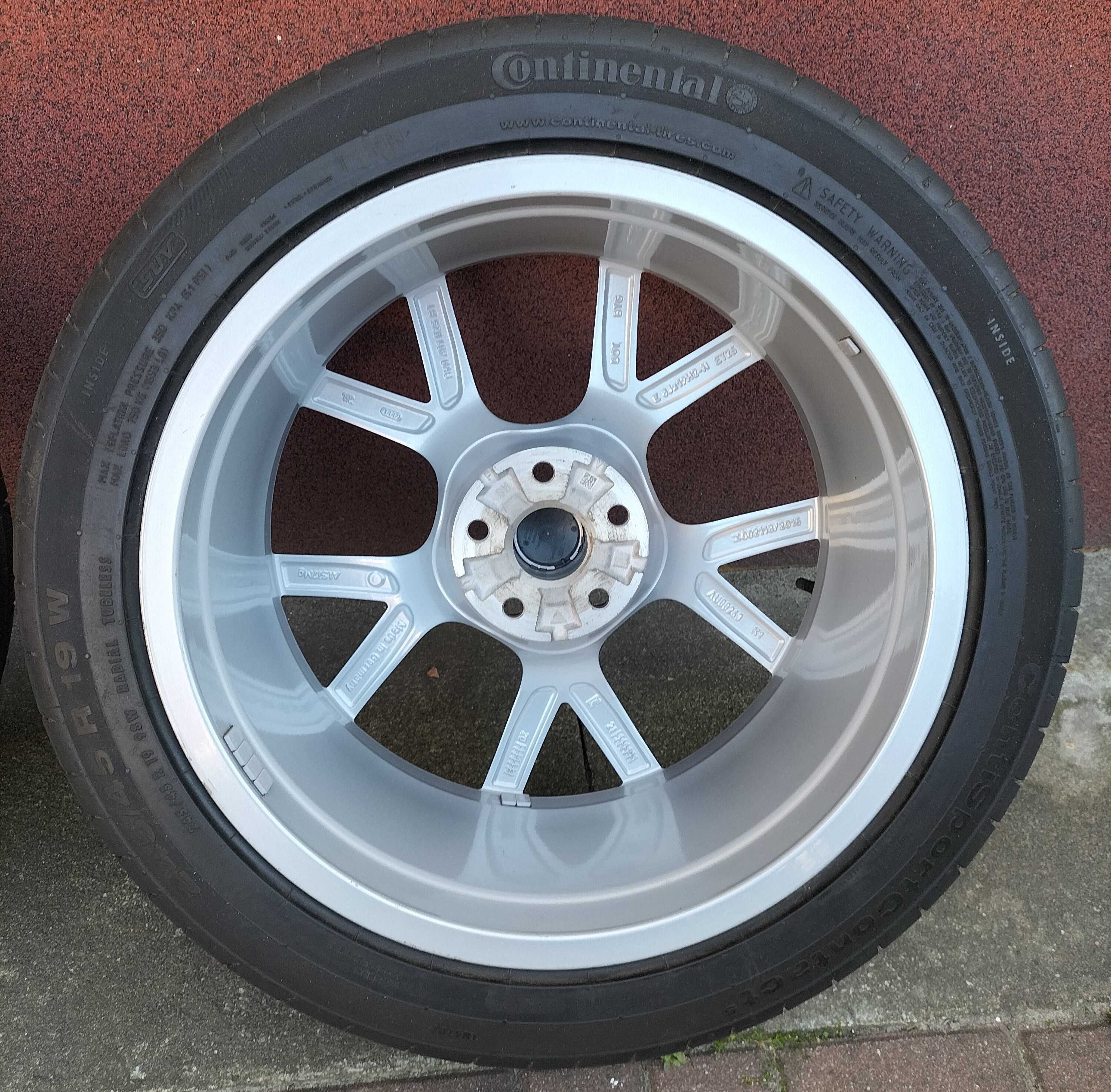 Felgi Koła Audi RS3 oryginalne 19 5x112 ET25 SREBRNE