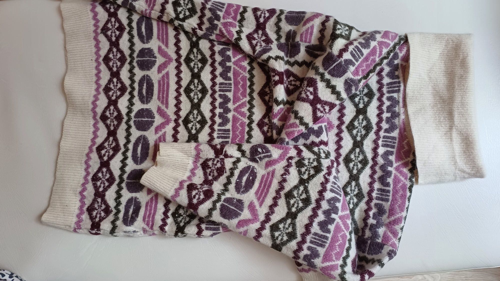 Sweter zimowy teply