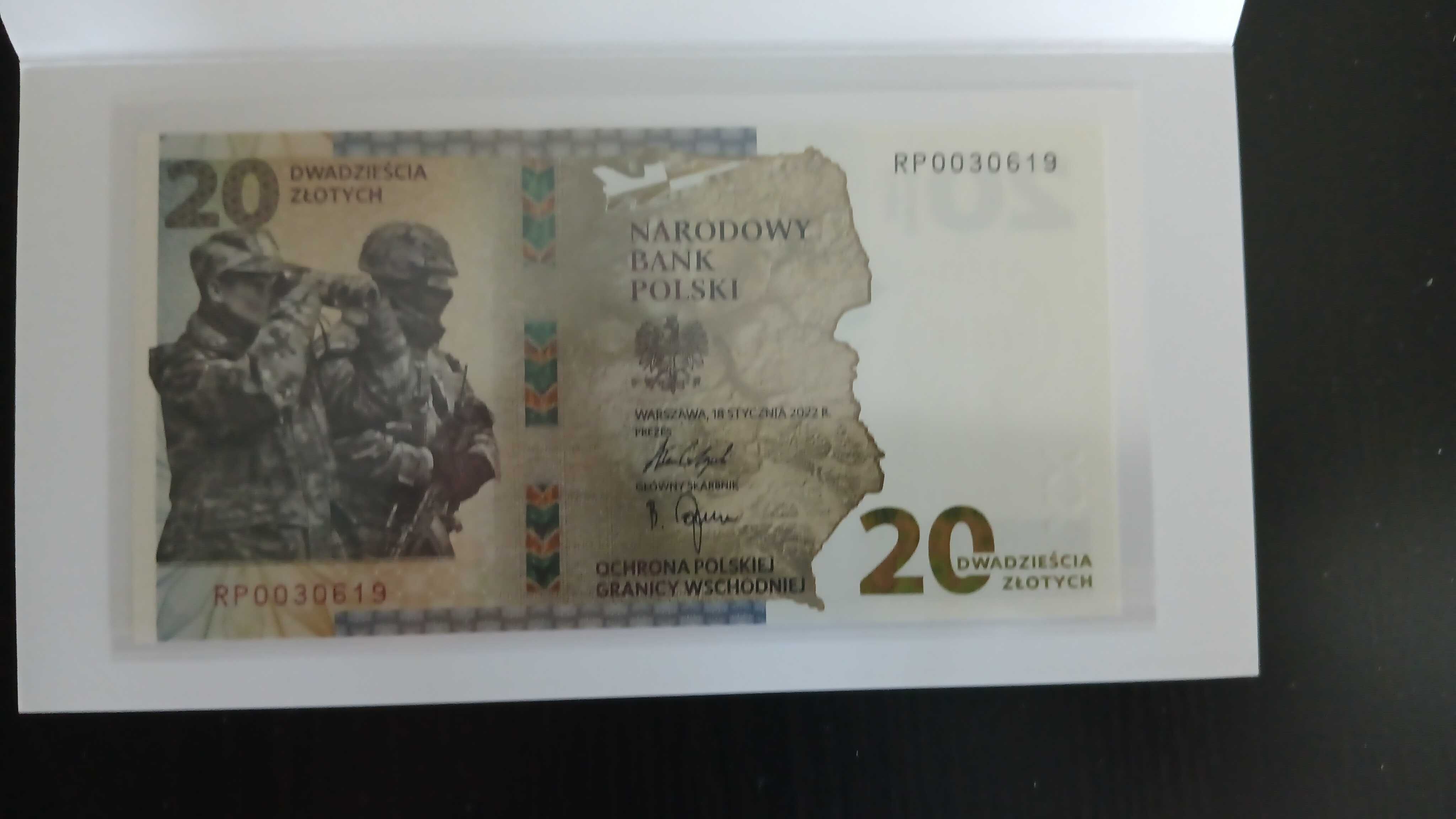 Dwa banknoty kolekcjonerskie.Okazja.