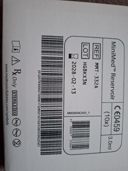 Zbiorniki do pompy medtronic 3ml