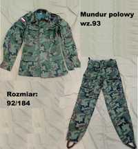 Oryginalny mundur polowy wzór 93, rozmiar  92/184