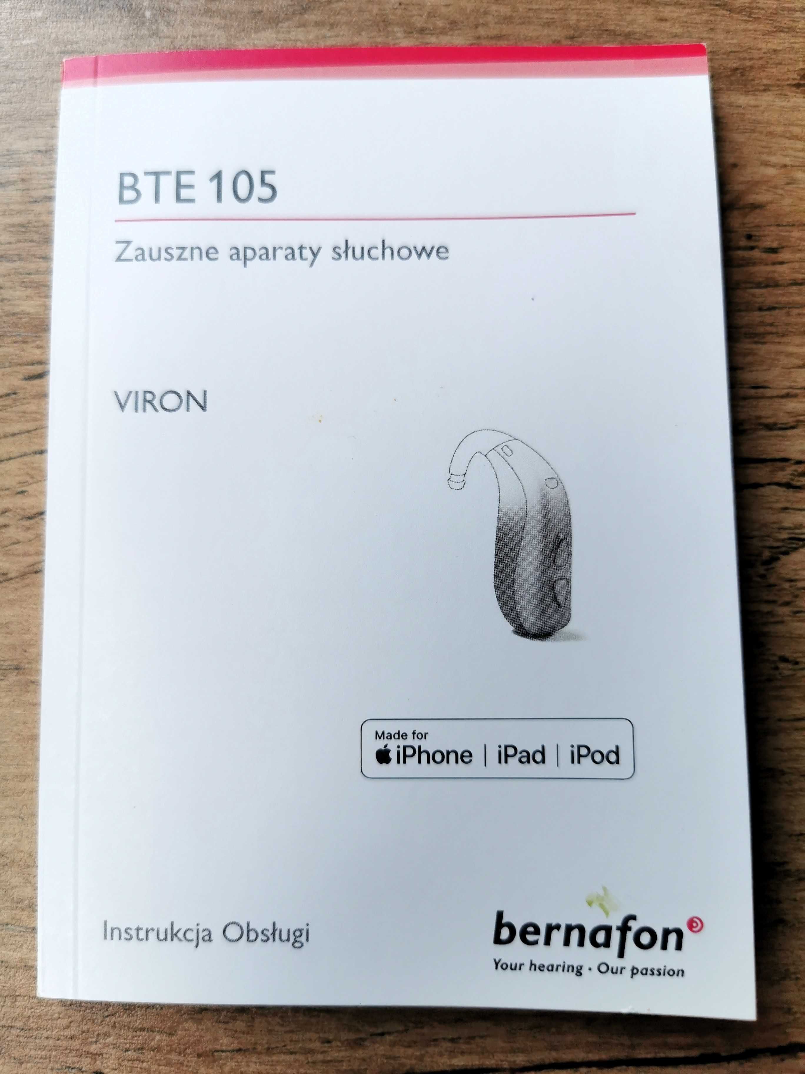 Aparaty słuchowe Bernafon VIRON | Zestaw 2 sztuki | BTE 105 | Nowe