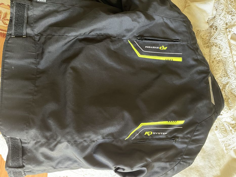 Blusão  motard  preto