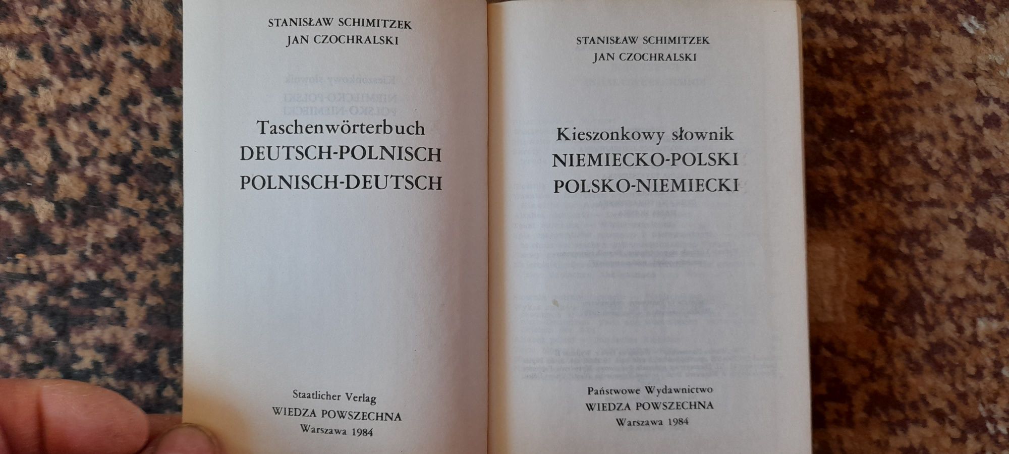 Słownik kieszonkowy-Polsko Niemiecki Niemiecko Polski-Jan Czochralski