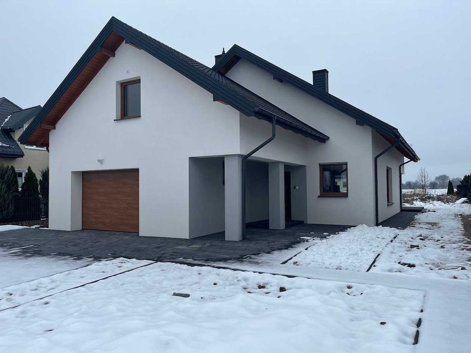 Wynajme Nowy dom z 2 garażami Płońsk Bońki, 65km od Warszawa