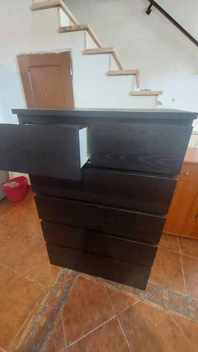 Cómoda de 6 gavetas