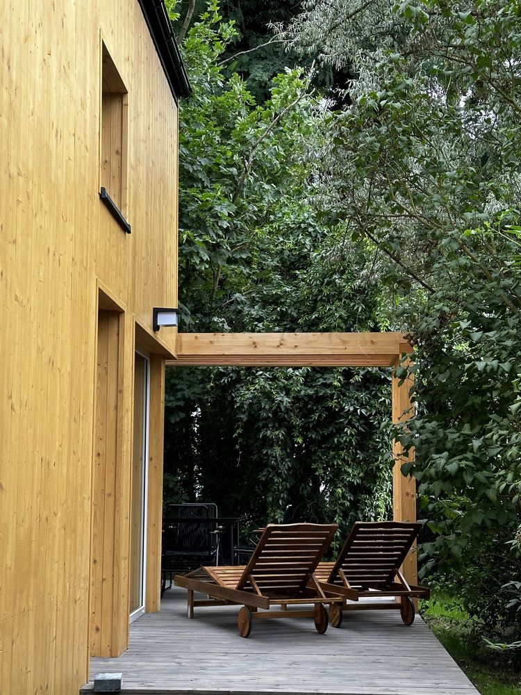Domki letniskowe Pod Brzozami Sława wynajem nocleg sauna jacuzzi domek