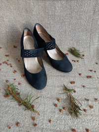 Туфлі жіночі Gabor, натуральна замша, розмір 38,5, устілка 25 см