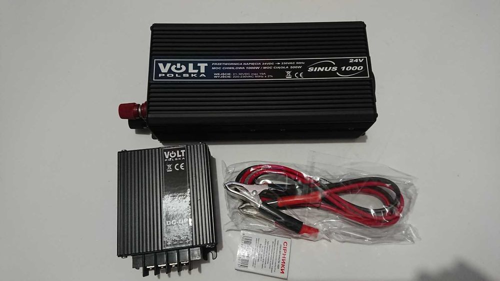 Инвертор – Інвертор має Sinus, 24v (max.1кW) розетка 220v та 1шт-USB