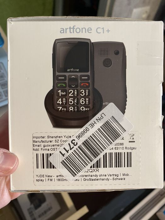 Мобільний телефон Artfone c1 + бабушкафон з великими кнопками