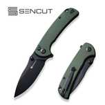 Nóż składany Sencut Pulsewave Green Canvas  (S23032-3)
