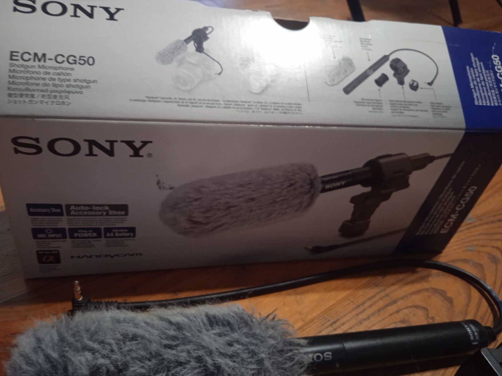 Sony ECM-CG50 mikrofon typu shotgun