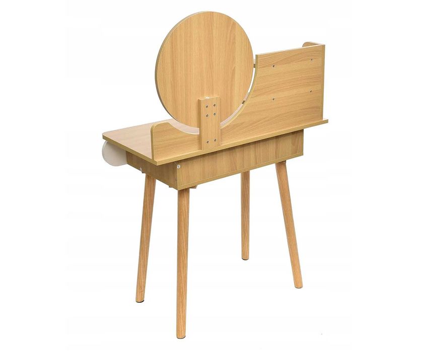 Туалетний столик з круглим дзеркалом/Косметический женский стіл