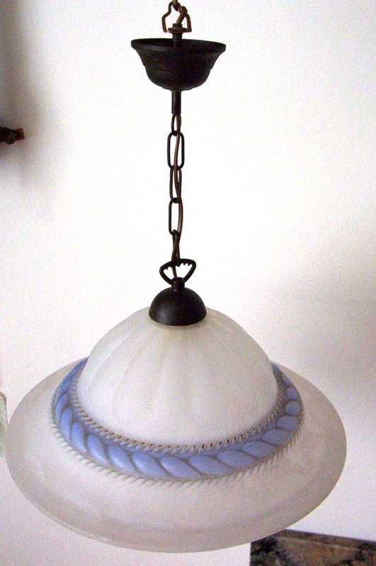 Piękna , stara lampa sufitowa