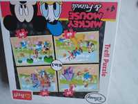 Mickey Mouse & Friends Disney  Trefl Puzzle 4 in 1