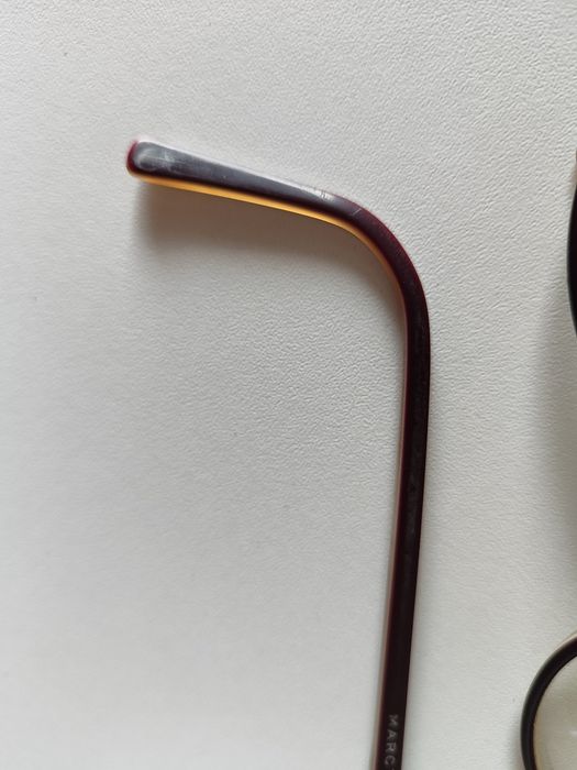 Okulary korekcyjne OL -1,5 OP -0,75 burgundowe bordowe kobiece klasyk