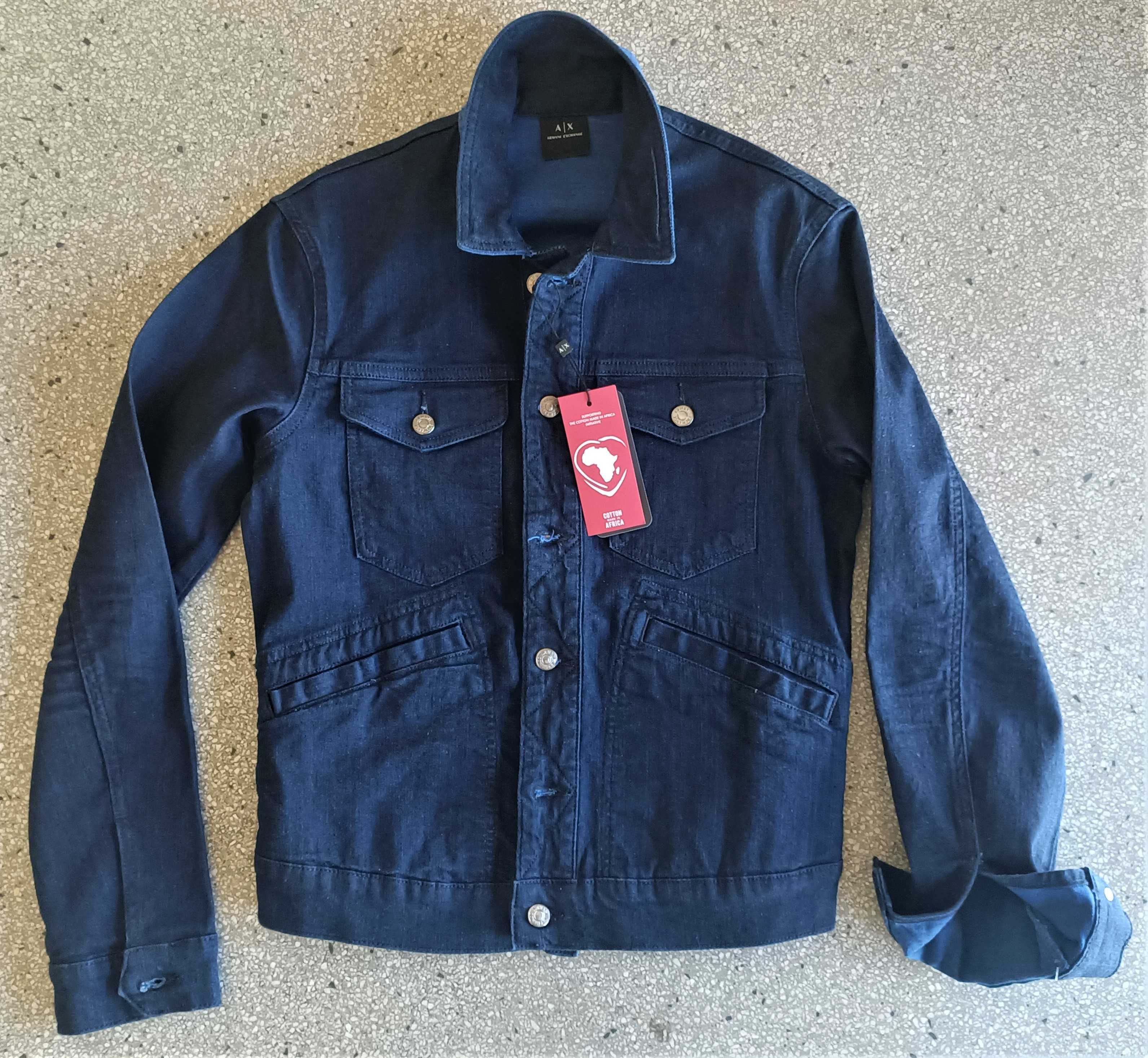 Kurtka, wiatrówka, blezer jeans ARMANI EXCHANGE rozmiar S