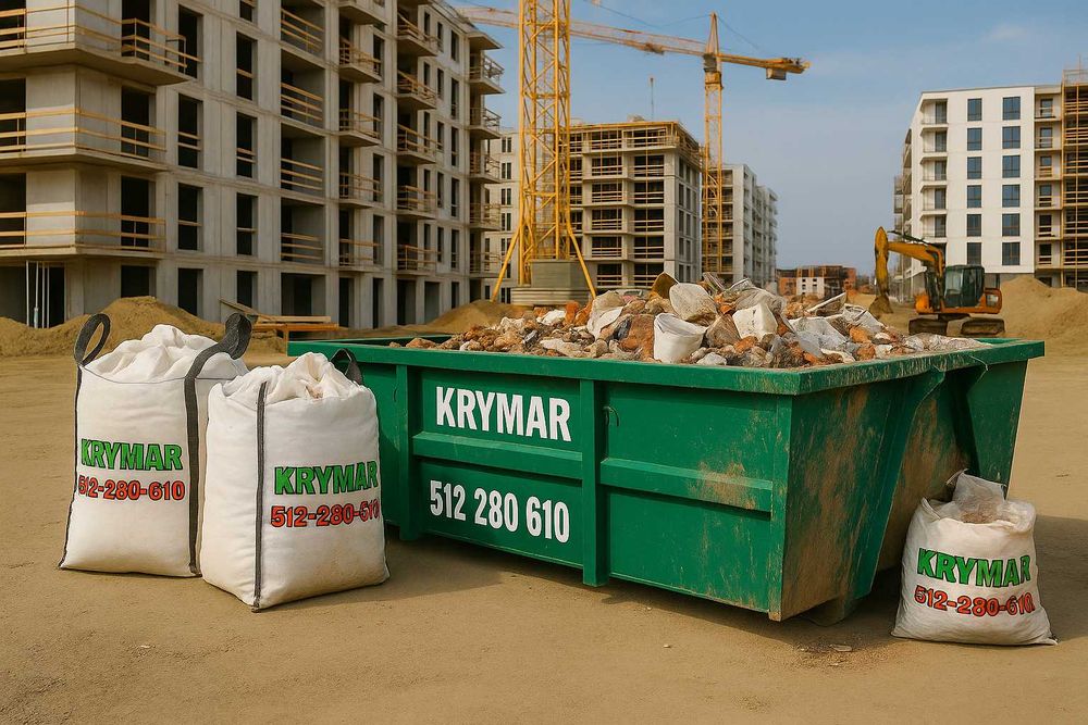 Wynajem Kontenerów na Gruzu Odpady Worki BIG BAG Grodzisk Mazowiecki