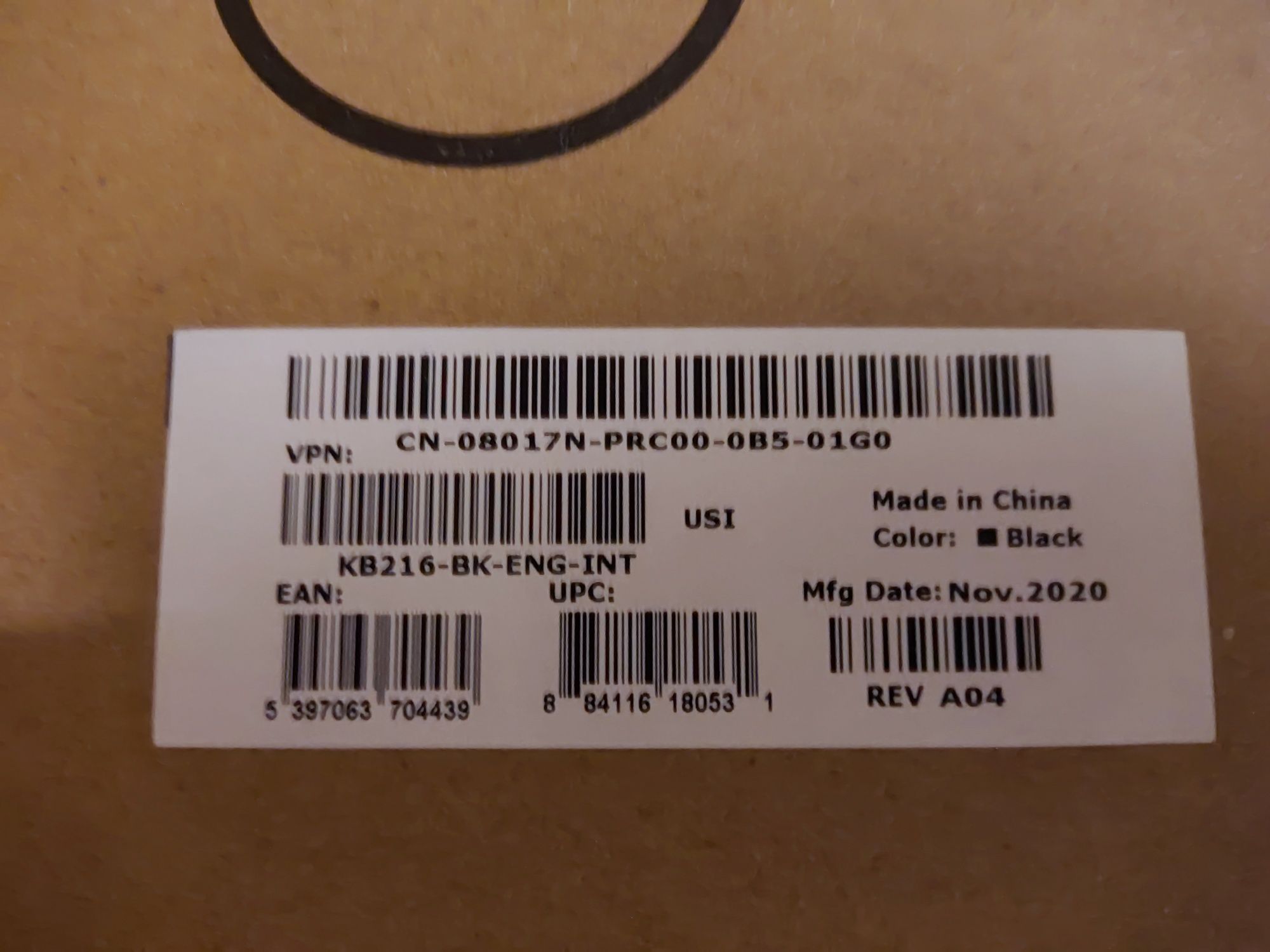 Klawiatura USB Dell