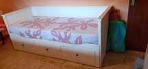 Ikea sofa bed. Hemnes + 2 mattresses ( sofa cma * 2 colchoes)