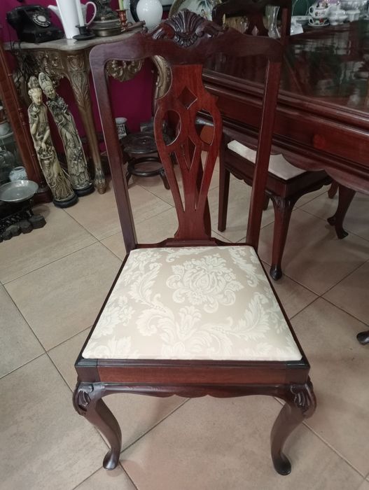 Mesa e cadeiras quen anne