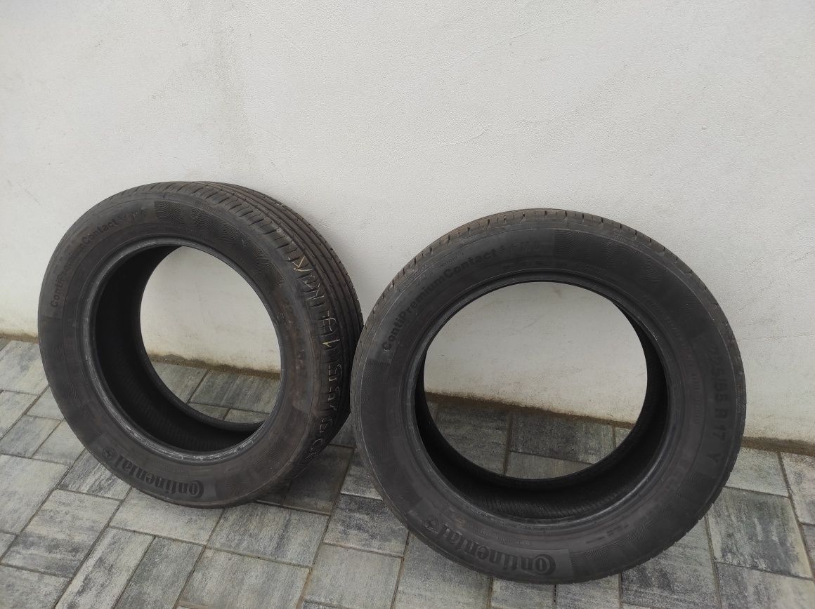 Opony 2 szt letnie Continental 225/55 R17 97Y