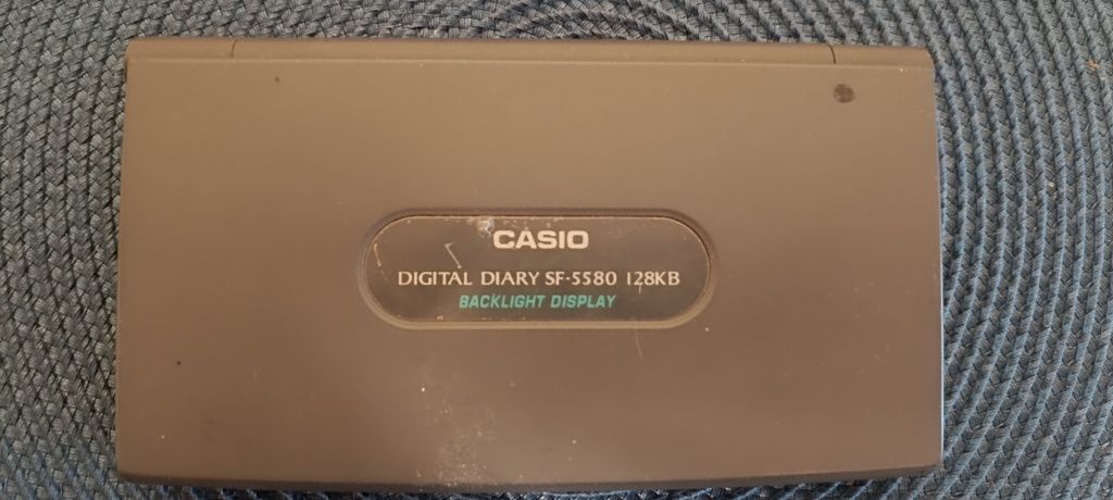 CASIO Digital Diary SF-5580