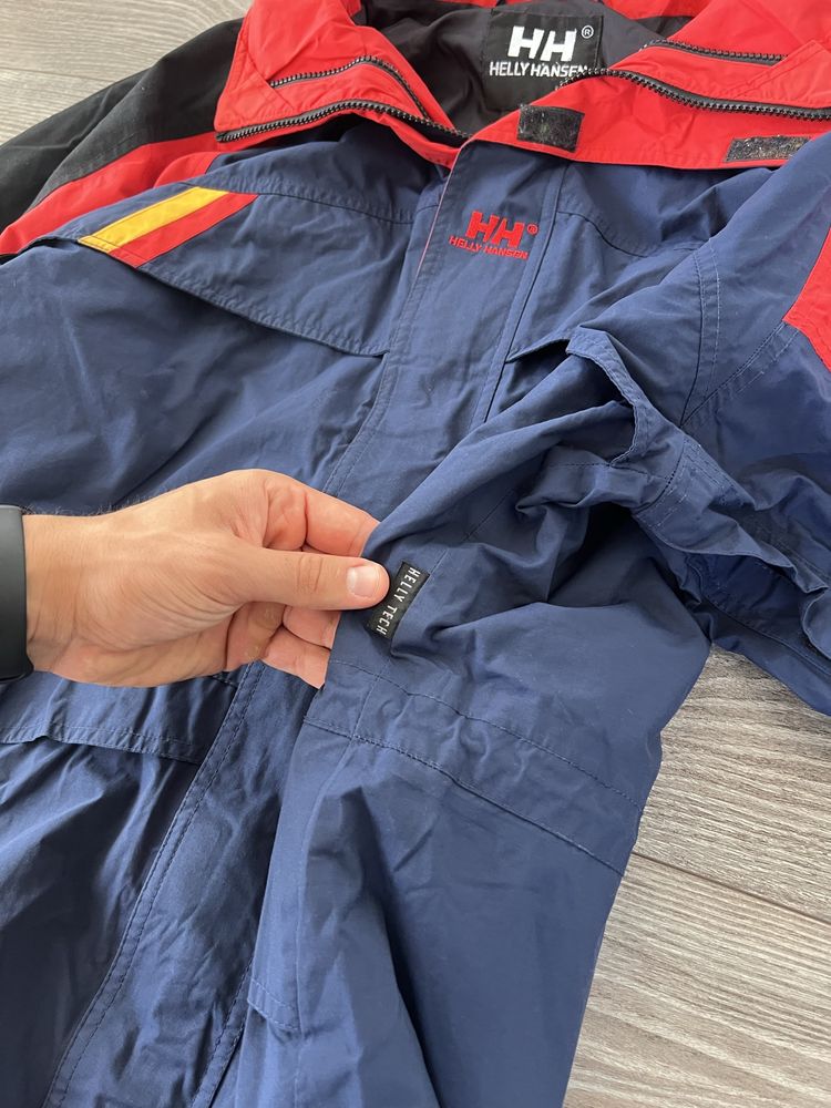 Kurtka z Kapturem Helly Hansen Gorpcore Outdoor Bardzo Rzadkie 90s