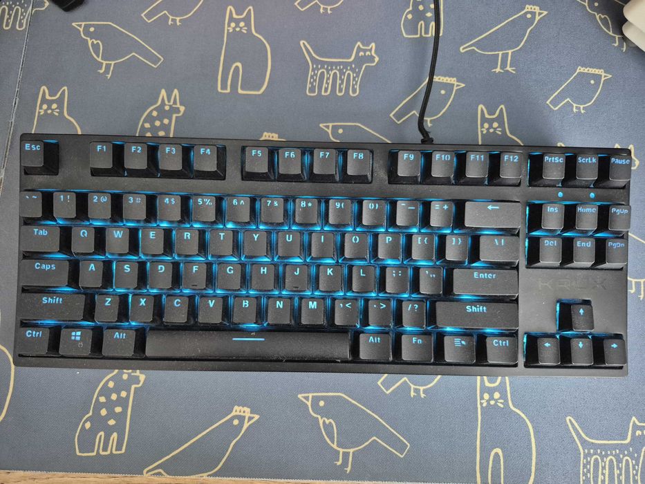 Klawiatura Gamingowa Przewodowa KRUX Pro RGB Gateron Brown