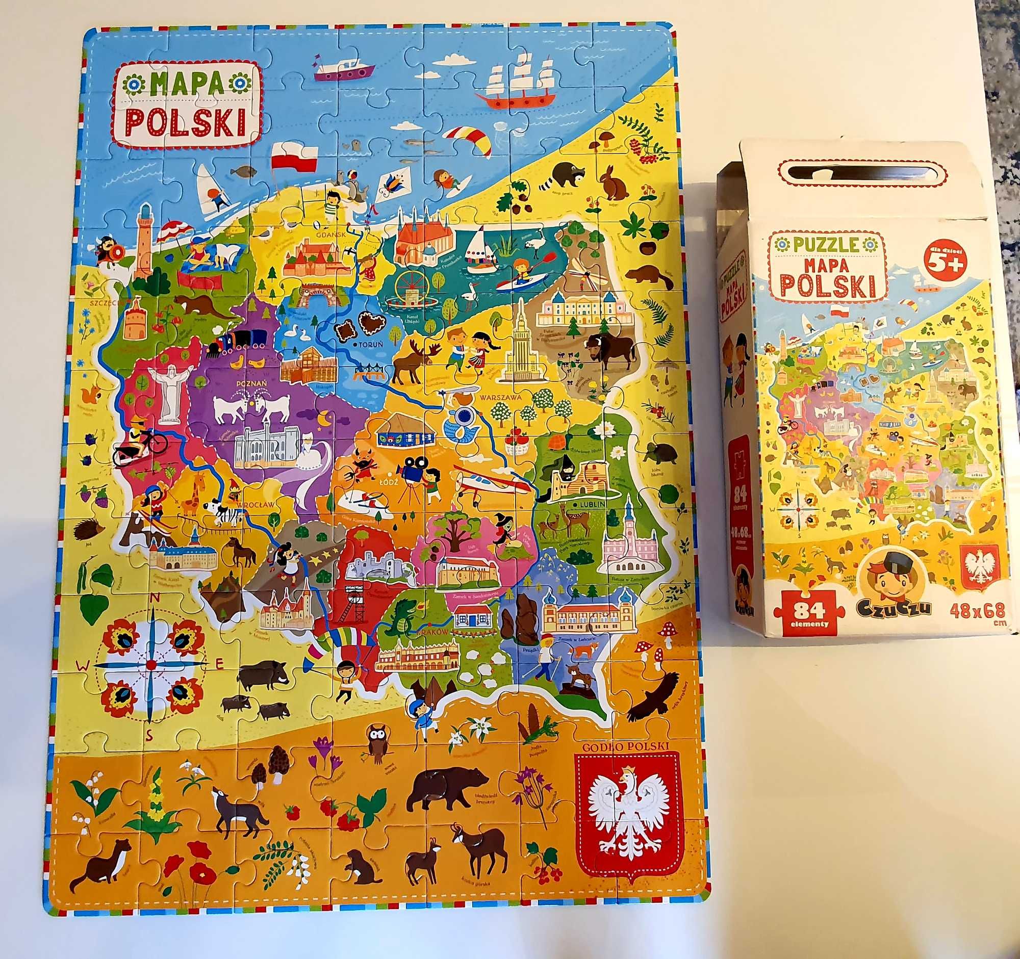 Puzzle mapa Polski - CzuCzu