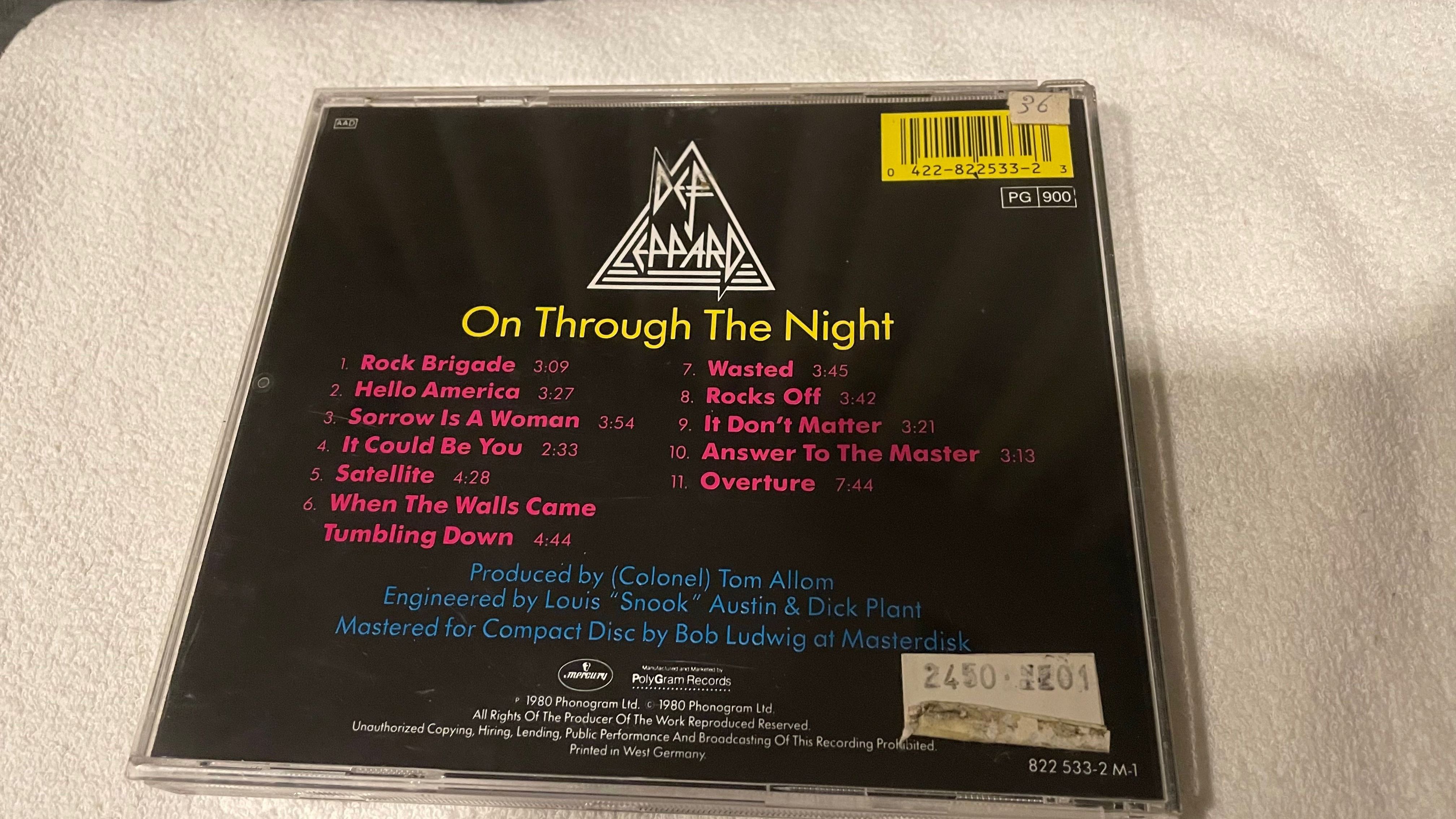 Cd - Def Leppard ‎– On Through The Night