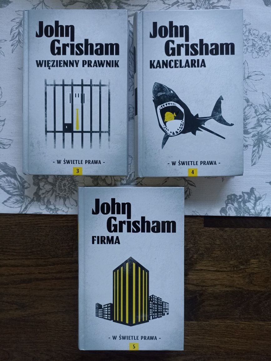 Zestaw książek John Grisham Więzienny prawnik, Kancelaria, Firma