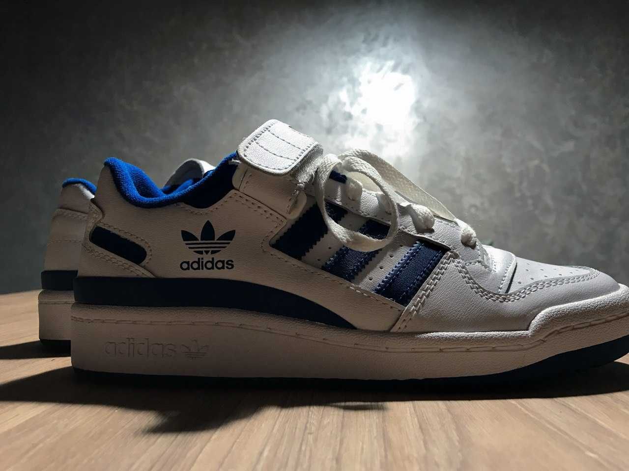 Чоловічі Кросівки Adidas Forum Low 'White Royal Blue 40 (25см.)