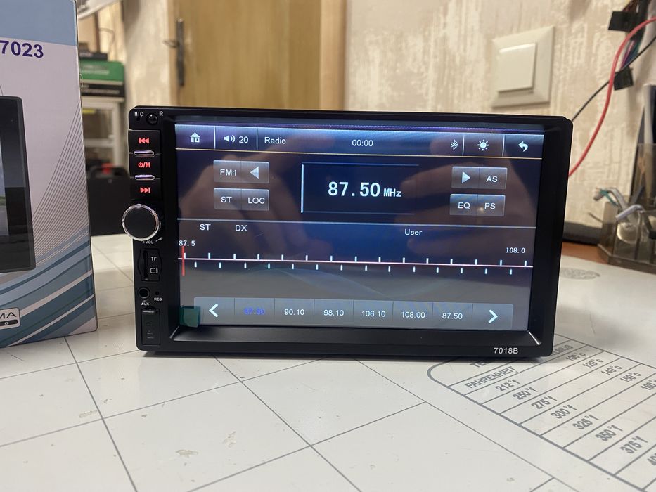 Магнитола 2 Дин USB, Bluetooth, Aux