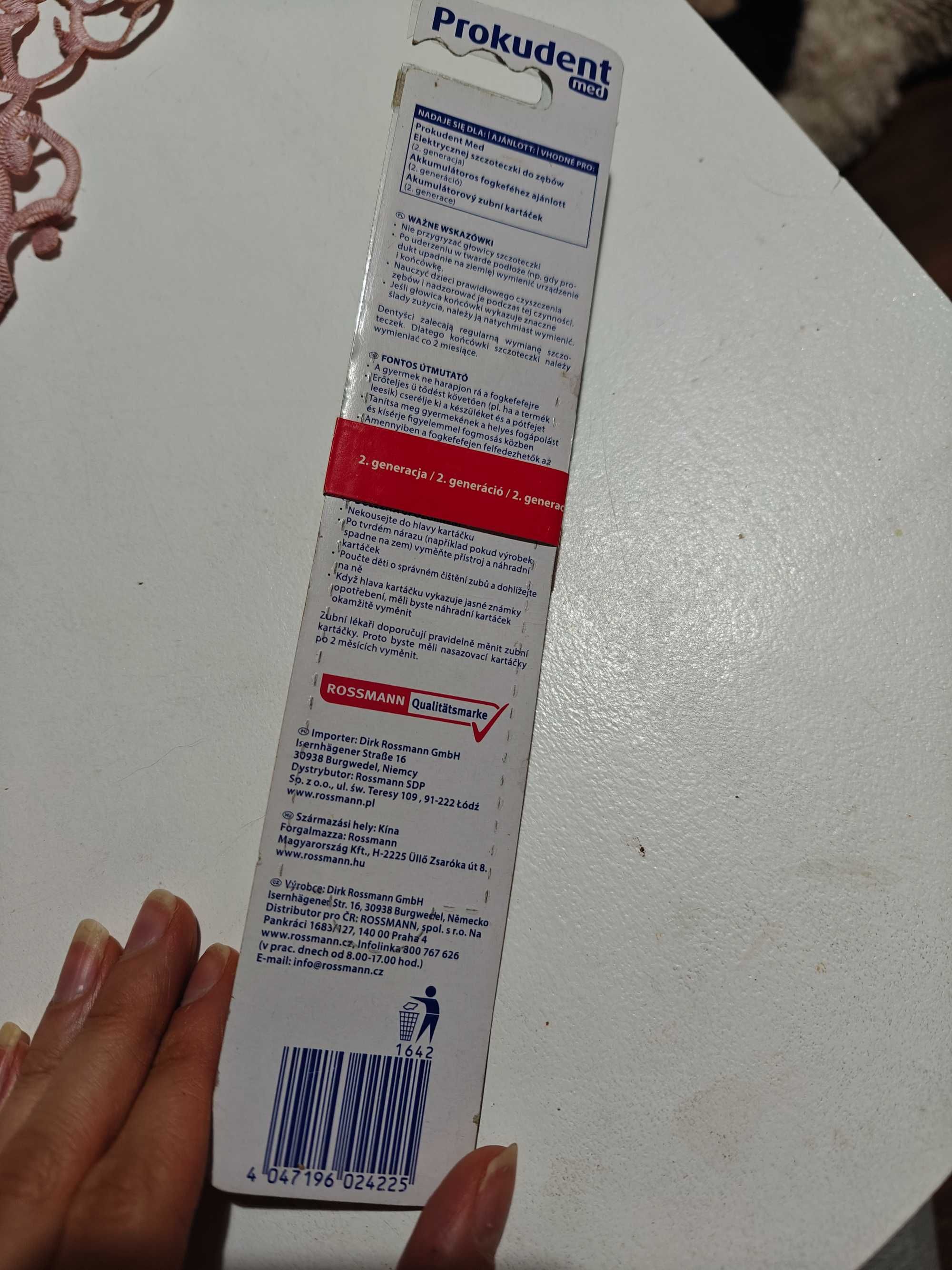 Końcówki do szczoteczki elektrycznej prokudent