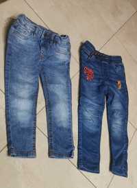 2 pary jeansów dla chłopca Zara, scooby doo